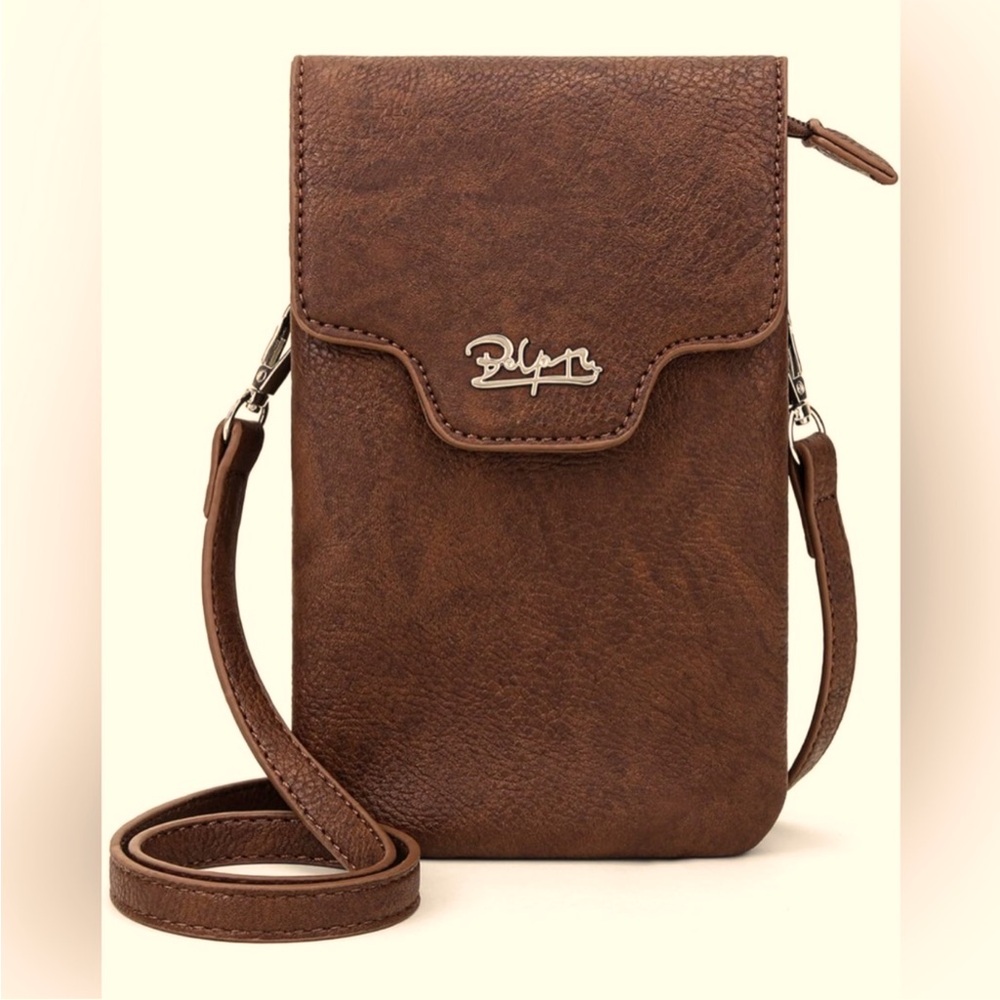Brown Crossbody Bag new Crossbody bag brown textured new with adjustable strap